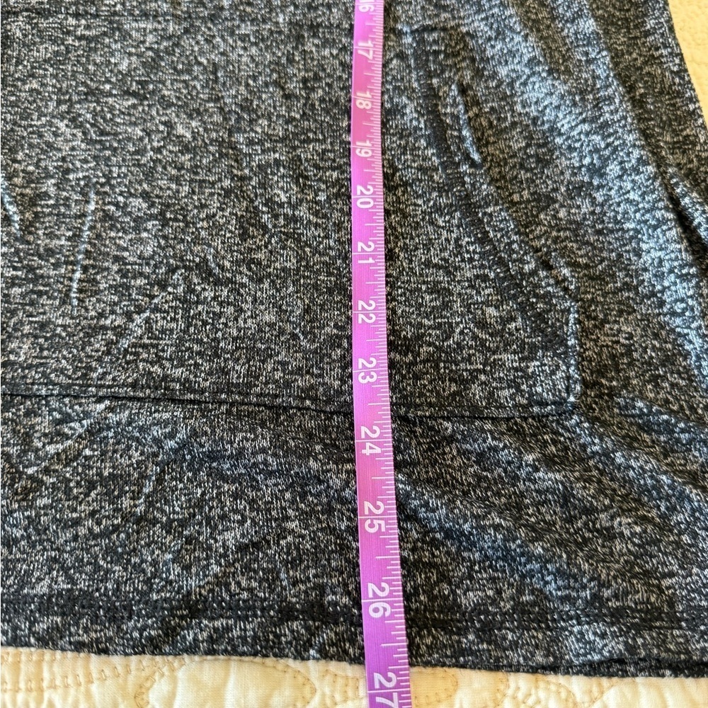 Danskin super soft casual dark grey hooded vest women's L - Picture 4 of 7